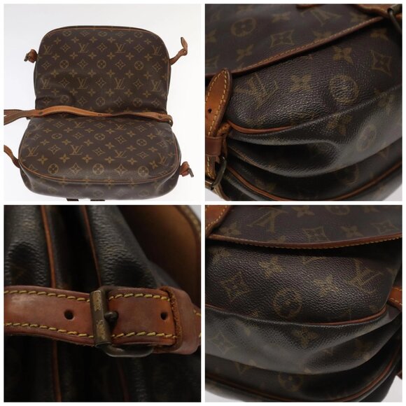 LOUIS VUITTON Monogram Saumur 30 Shoulder Bag LV - Picture 12 of 15